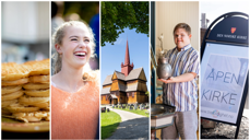 I år skal flere hundre unge ha sommerjobb i Den norske kirke. Illustrasjonsfoto: Bo Mathisen, Joakim Birkeland, Helene More Slinning / Den norske kirke.