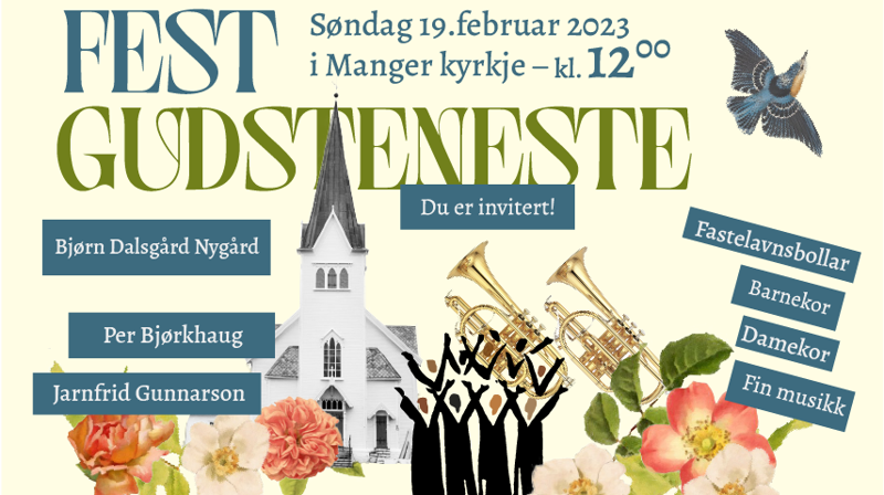 "Festen før fasten" i Manger kyrkje!