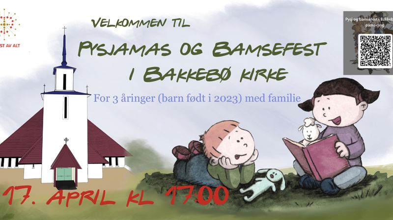 Pysj og bamsefest for 3 åringene med familie
