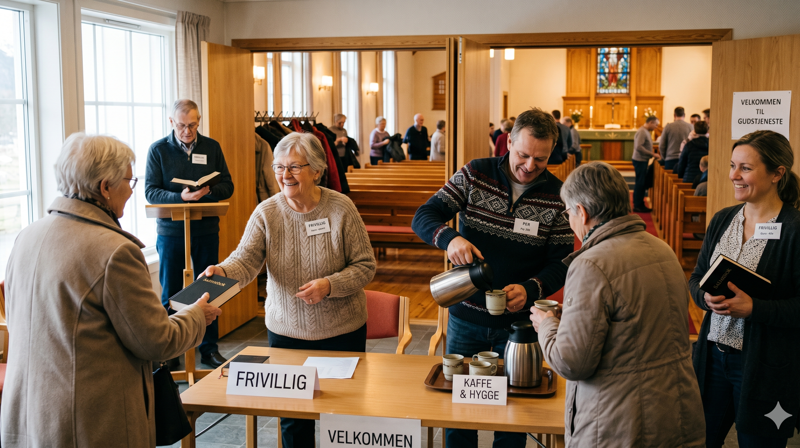 Vil du bli med som frivillig i kirkene i Vefsn?