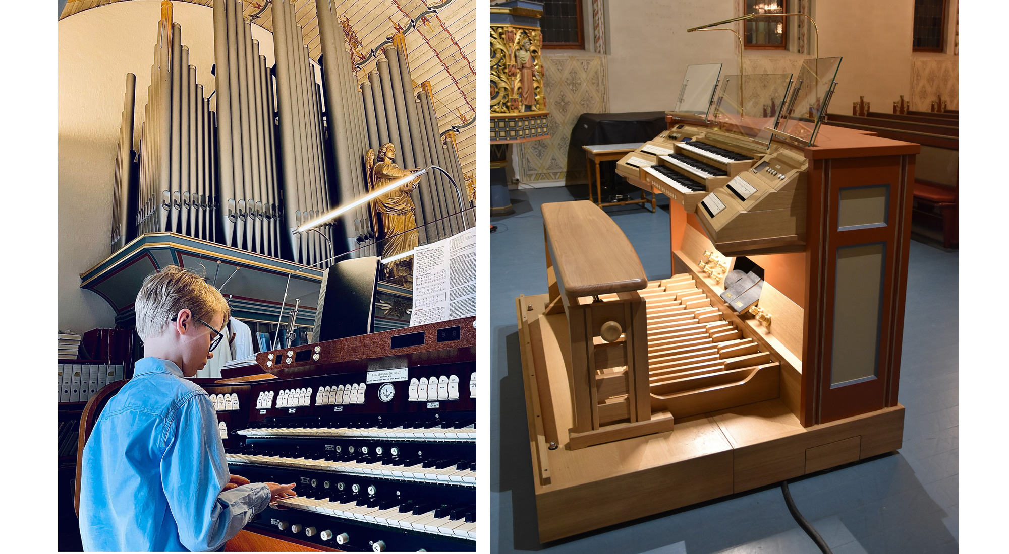 Mobil orgelspillepult