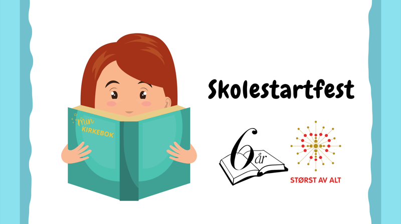 Skolestartfest med utdeling av 6-årsbok