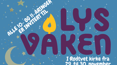 Lysvåken (10-11 år/ 5-6 klasse) lørdag 29. nov. - søndag 30. nov.