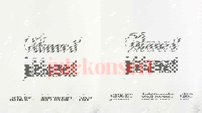 Årets julekonsert i Justvik kirke