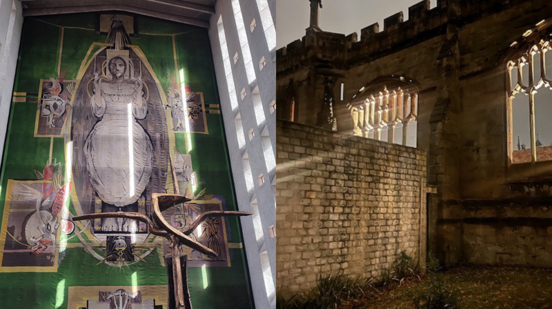 Trefoldighets besøk til fredskatedralen i Coventry: – Selv i det knuste og ødelagte er Kristus å finne