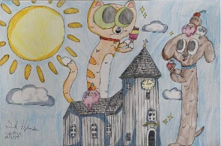 Et bilde som inneholder tegning, illustrasjon, maling, sketch

KI-generert innhold kan v&aelig;re feil.