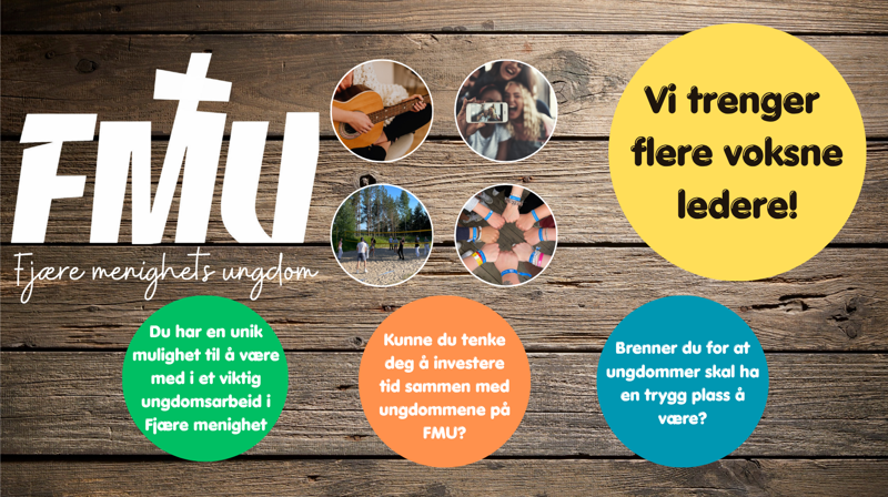 Vi trenger flere voksne ledere til FMU!