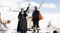 Gina og Øyvin møttes gjennom ski- og snowboard-miljøet i Hemsedal. Nå har de gitt hverandre sitt «ja». Foto: Kalle Hägglund