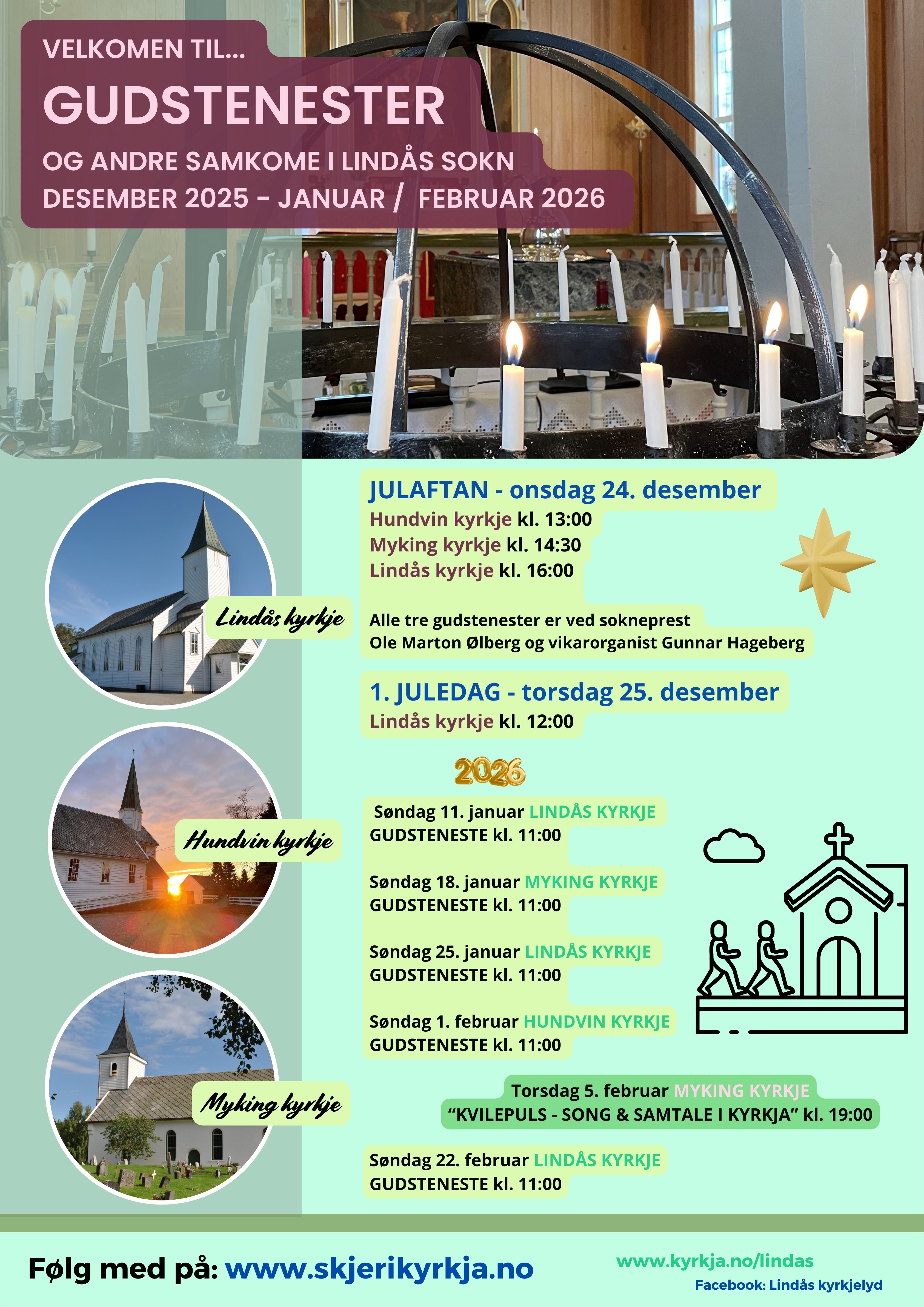 Velkommen til gudsteneste!