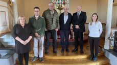 Fra venstre: Ygnacia Gonzalez, Torbjørn Mæhle, Trond Baadstø, Jørun Kristian Lindgren, Joakim Grønvold, Åshild Anitra Larsen.