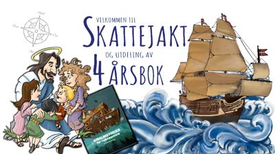 Velkommen alle 4 åringer til Skattejakt og utdeling av 4-årsbok