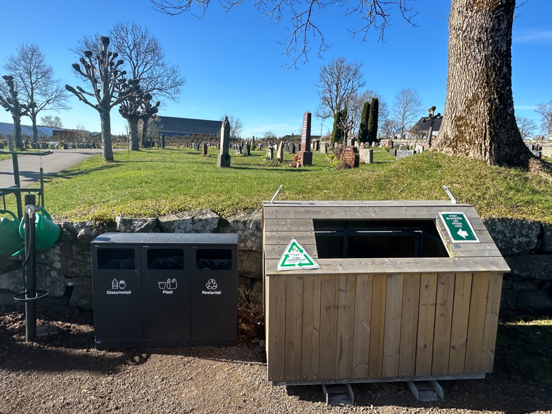 Kildesortering på gravplassene