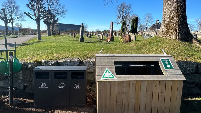 Kildesortering på gravplassene