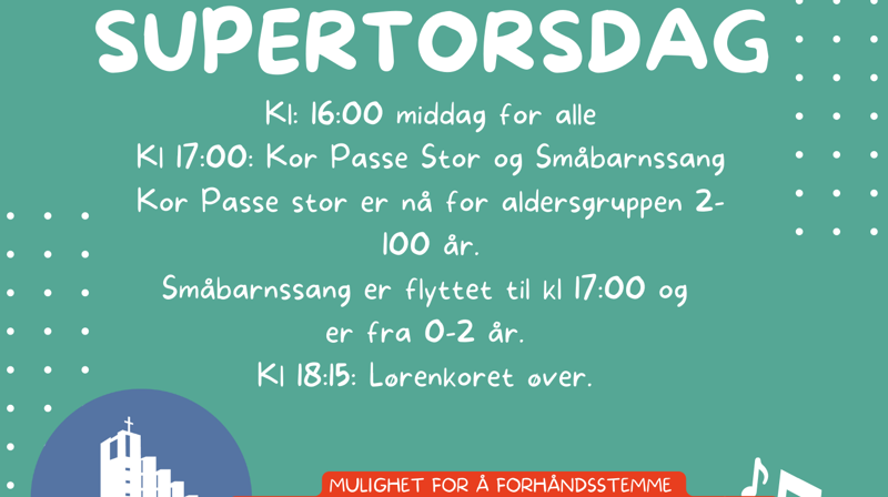 Semesterstart Supertorsdag