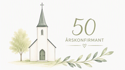 Kjære 50-årskonfirmant