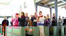 Fra skiflygingsgudstjenesten i 2024