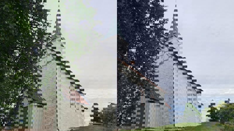 Siste gudstjeneste i Skoger gamle kirke i år er 7. sept kl. 11:00.