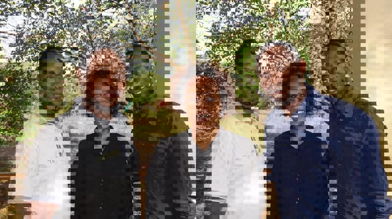 TRAUMEBEHANDLING: Yonathan, Simret og Abraham er et godt team som ledet kurset i traumebehandling profesjonelt med mye variasjon. Foto: NMS