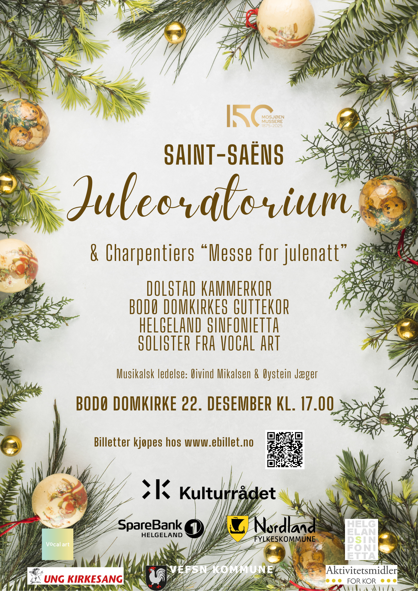 Saint-Saëns Juleoratorium & Charpeniter "Messe for julenatt".