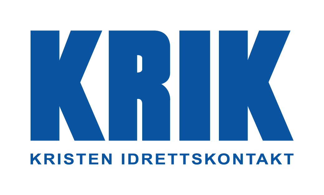 KRIK logoen, med underteksten "Kristen Idrettskontakt".