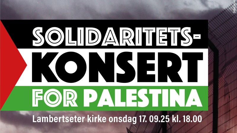 Solidaritetskonsert onsdag 17.9