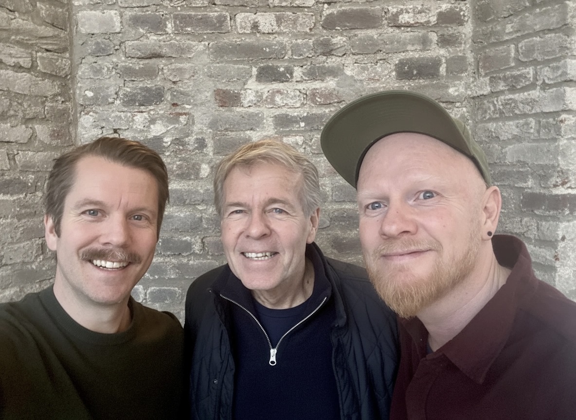 Tre karer: Thor-Erik Fjellvang, Per Arne Dahl og Lewi Bergrud