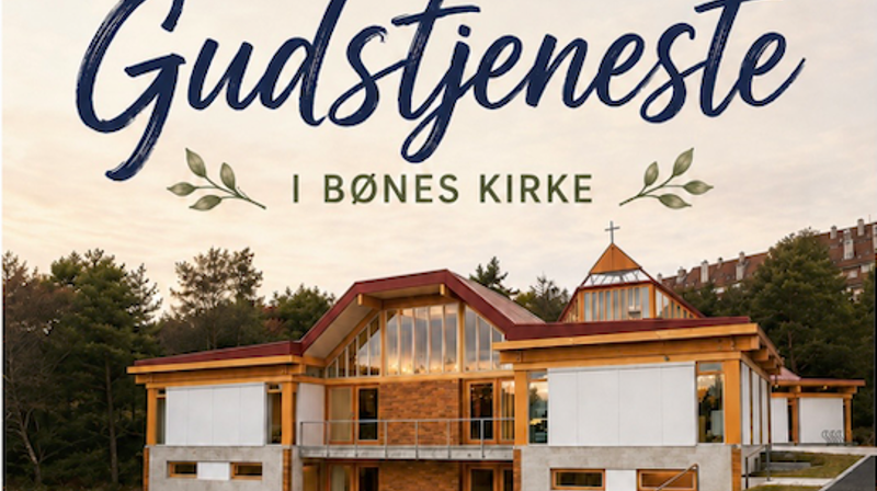 Velkommen til gudstjeneste i Bønes kirke