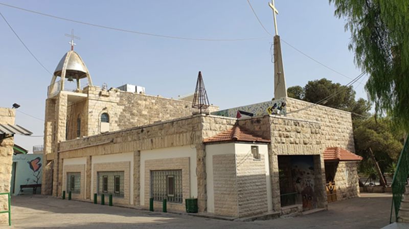 Den Evangelisk-Lutherske kirka i Beit Sahour. Foto: Eilert L. Rostrup.   