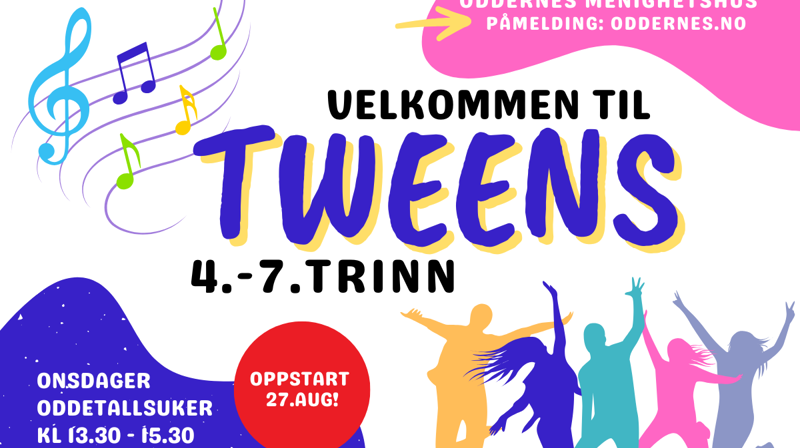 Vi har plass til flere på TWEENS