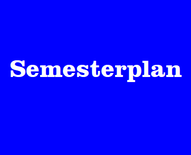 Semesterplan