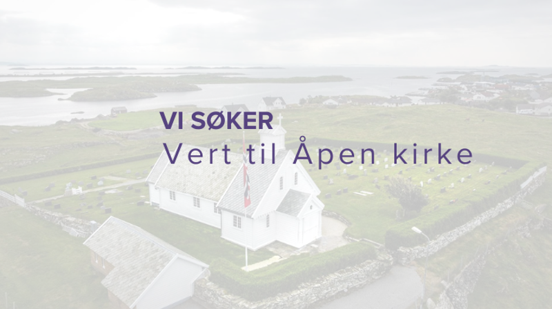 Kvitsøy Sokn søker en vert til Åpen kirke - Sommeren 2026
