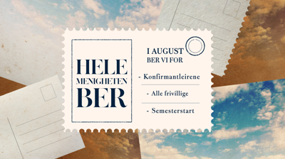 Hele menigheten ber