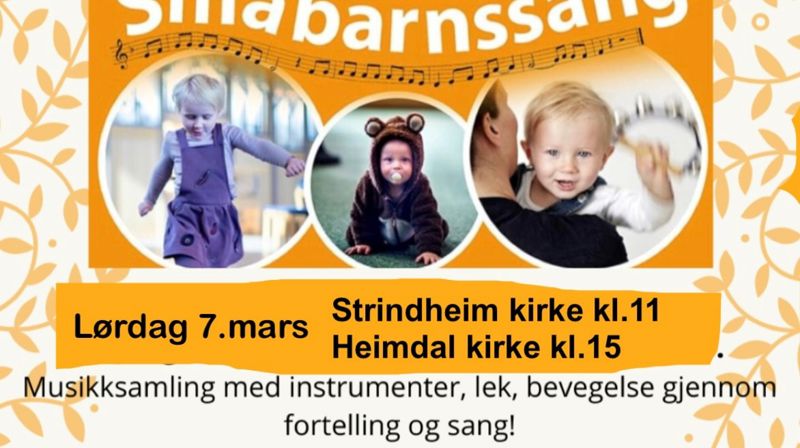 Småbarnssang 7/3-26 kl. 15!
