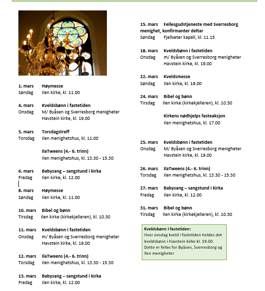 Mars i Ilen menighet