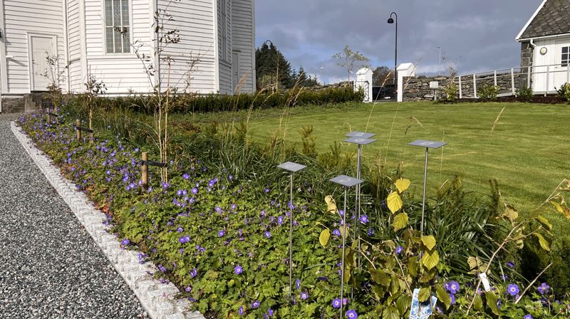 Opning av namna minnelund