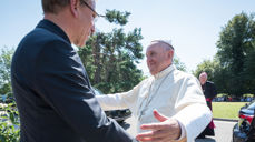 Olav Fykse Tveit møtte Pave Frans fleire gonger i sin jobb som generalsekretær i Kirkenes verdensråd. Her frå Geneve i 2018. Foto: Albin Hillert/Kirkenes Verdensråd
