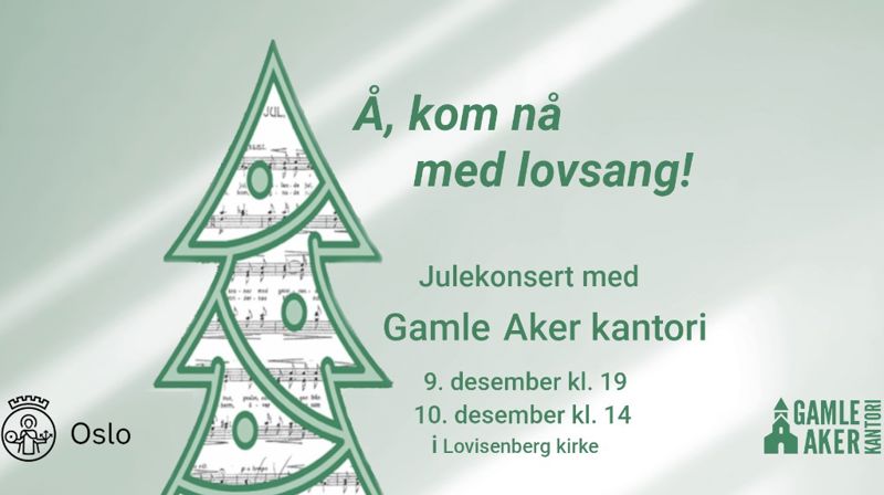 Julekonsert med Gamle Aker kantori