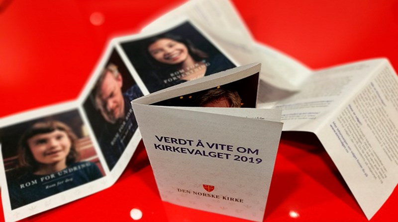 Tilbakeblikk til tidligere kirkevalg. Her fra kirkevalget 2019.
