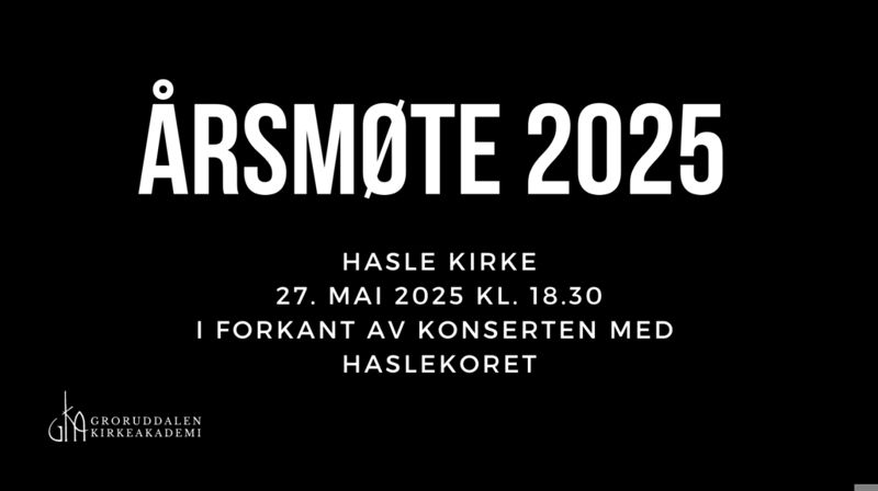 Årsmøte i Groruddalen kirkeakademi