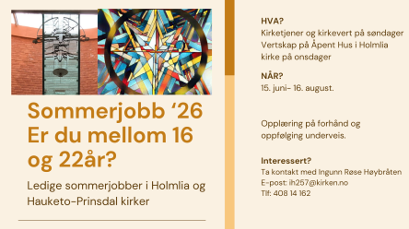 Sommerjobb for ungdom