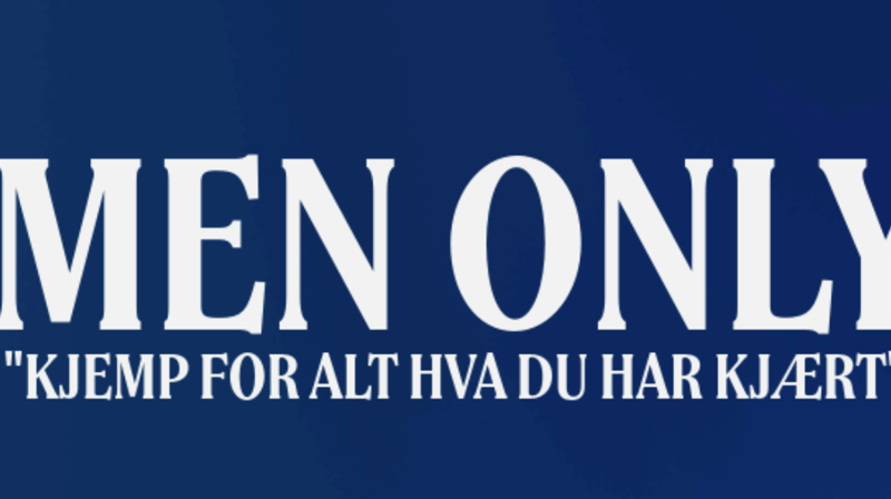 Men only med foredrag av Palle Ydstebø