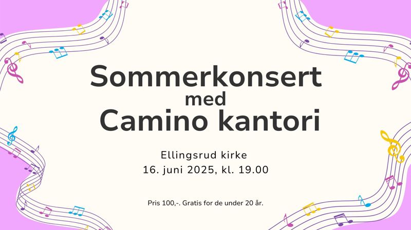 Sommerkonsert med Camino kantori