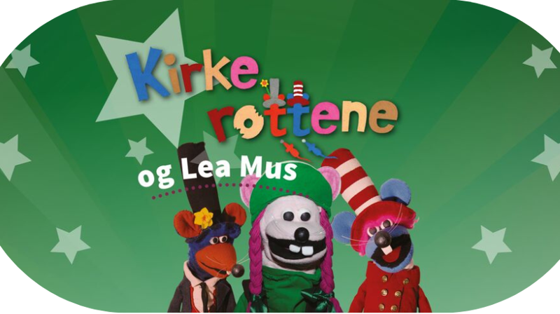 Kirketeater med kirkerottene og Lea mus!