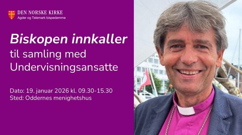 Biskopen innkaller undervisningsansatte