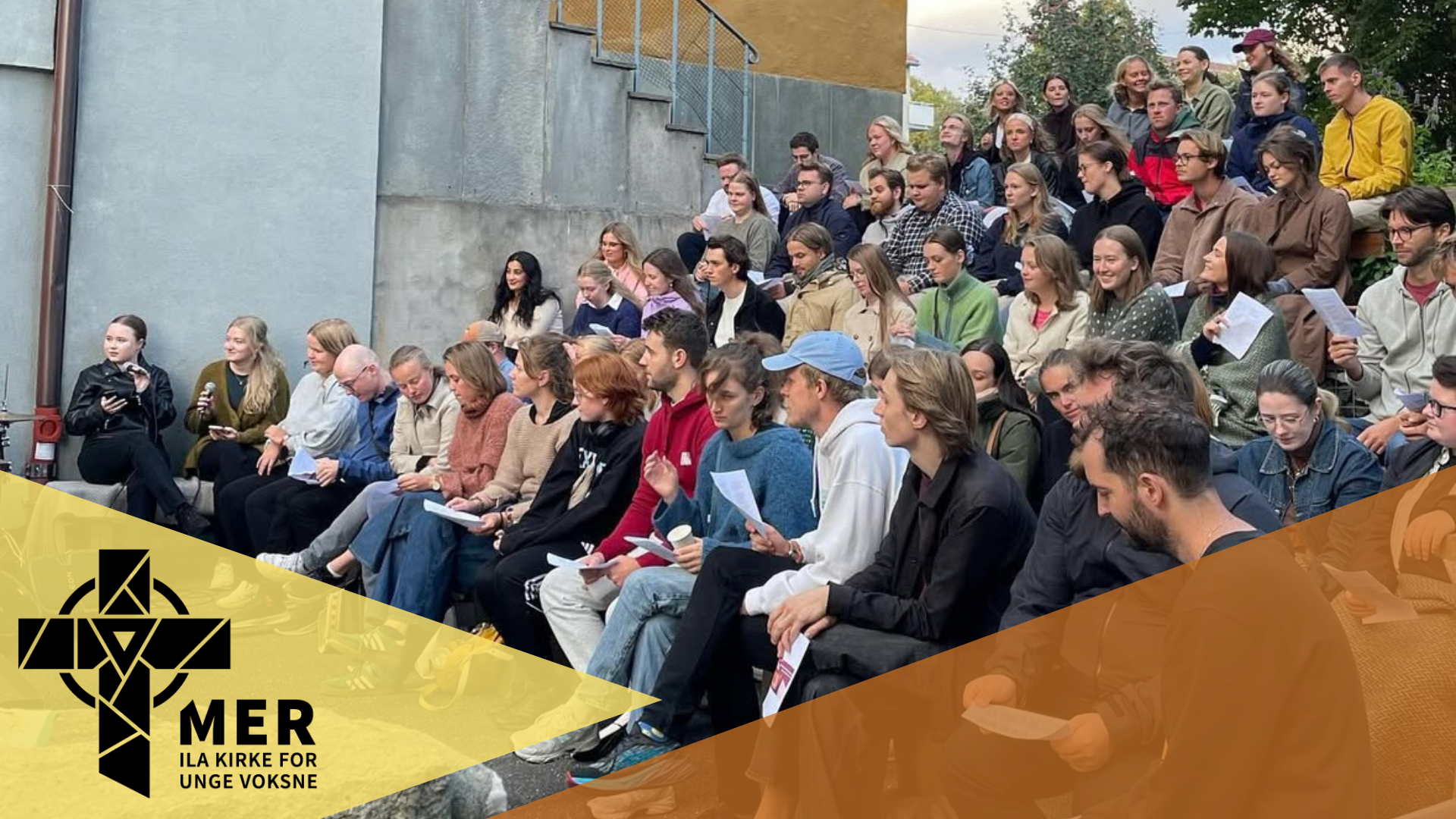 Semesteråpningsgudstjeneste i amfiet utenfor Ila kirke