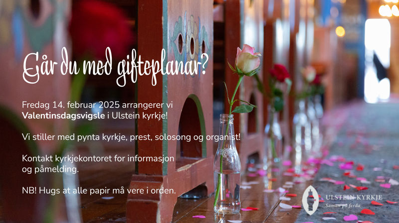 Går du med gifteplanar?