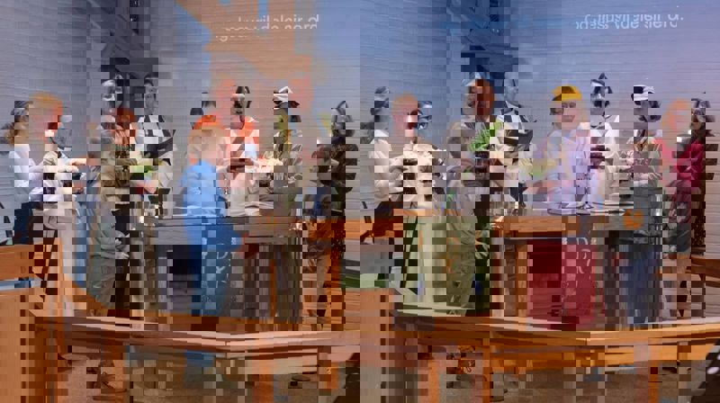 Søndag 23.4 blir det HEL- gudstjeneste for små- og store