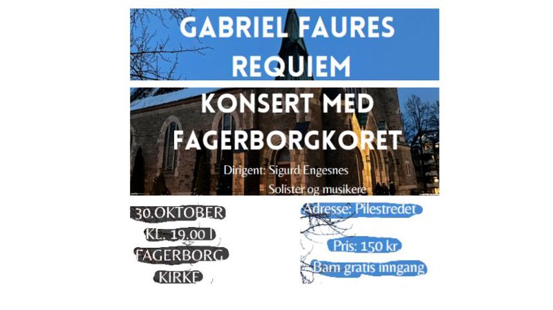 Konsert med Fagerborgkoret!🎶🎵