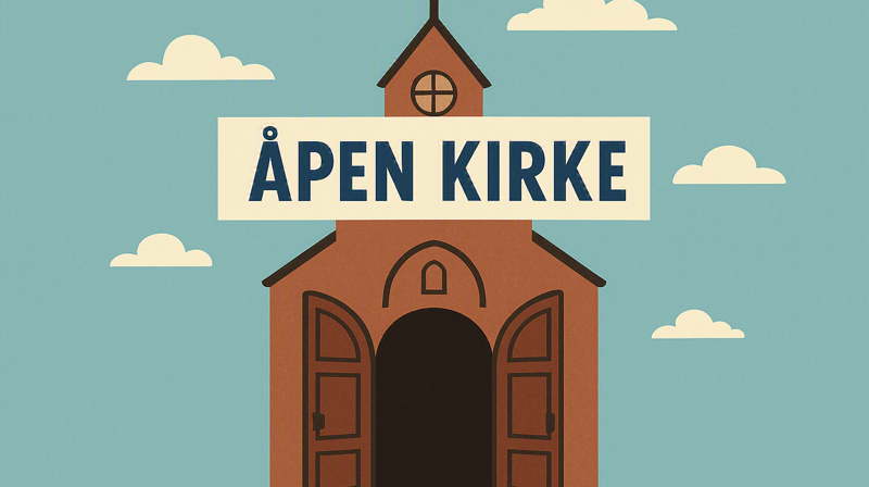 Åpne kirker sommeren 2026