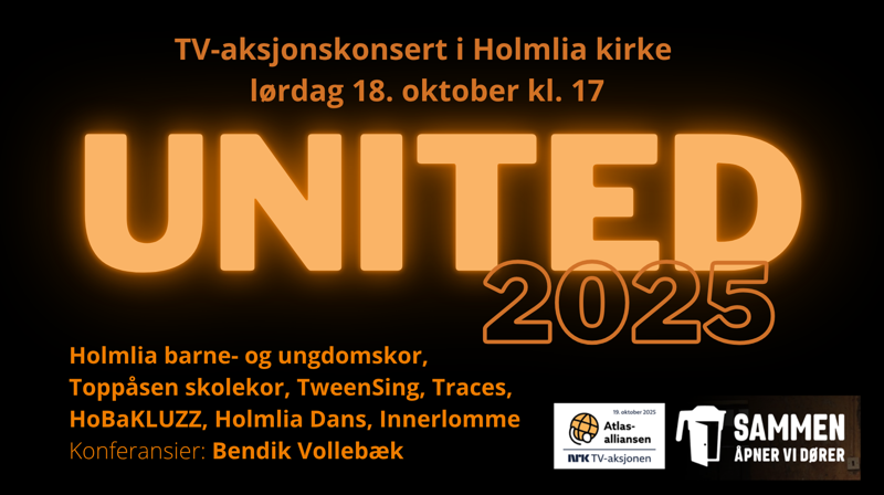 UNITED Lørdag 18. kl 17